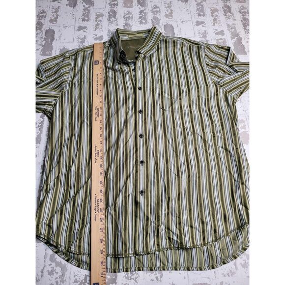 3341 Tommy‎ Bahama 100% Silk LS Button Down Men's XL - Picture 4 of 5